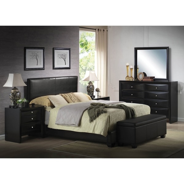 Acme Furniture Ireland Black 4-Piece Bedroom Set