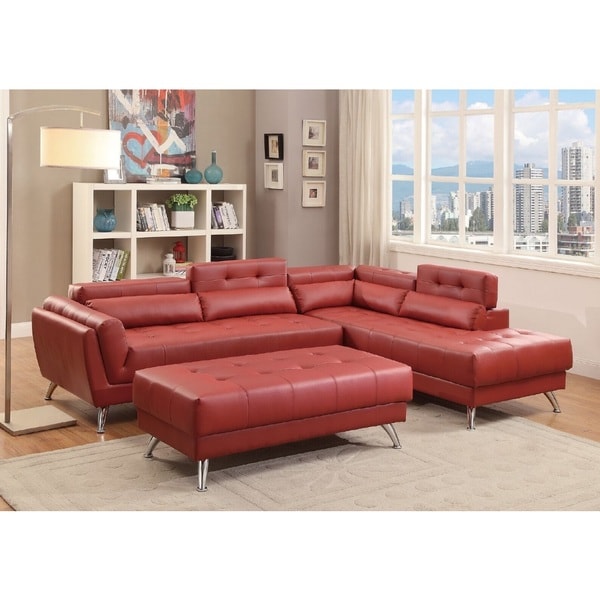 Alamo Bonded Leather 2-piece Sectional Sofa Set