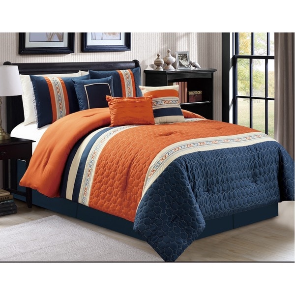 Mallory 7-piece Quilted Comforter Set