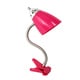 preview thumbnail 9 of 9, LimeLights Flossy Flexible Gooseneck Clip Light Desk Lamp Pink