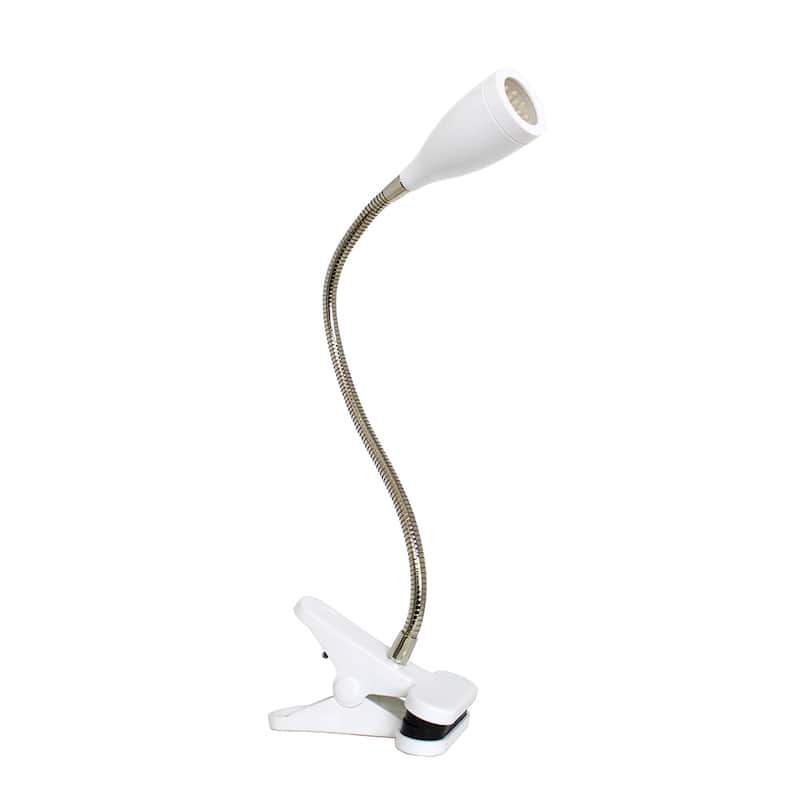 LimeLights Flexible Gooseneck LED Clip Light Desk Lamp
