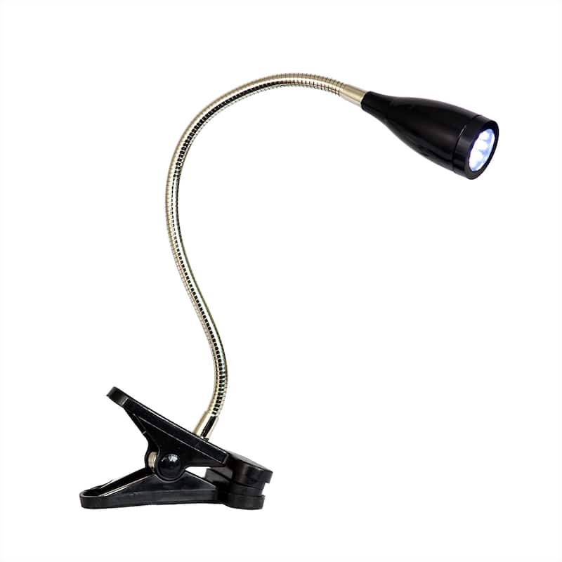 LimeLights Flexible Gooseneck LED Clip Light Desk Lamp