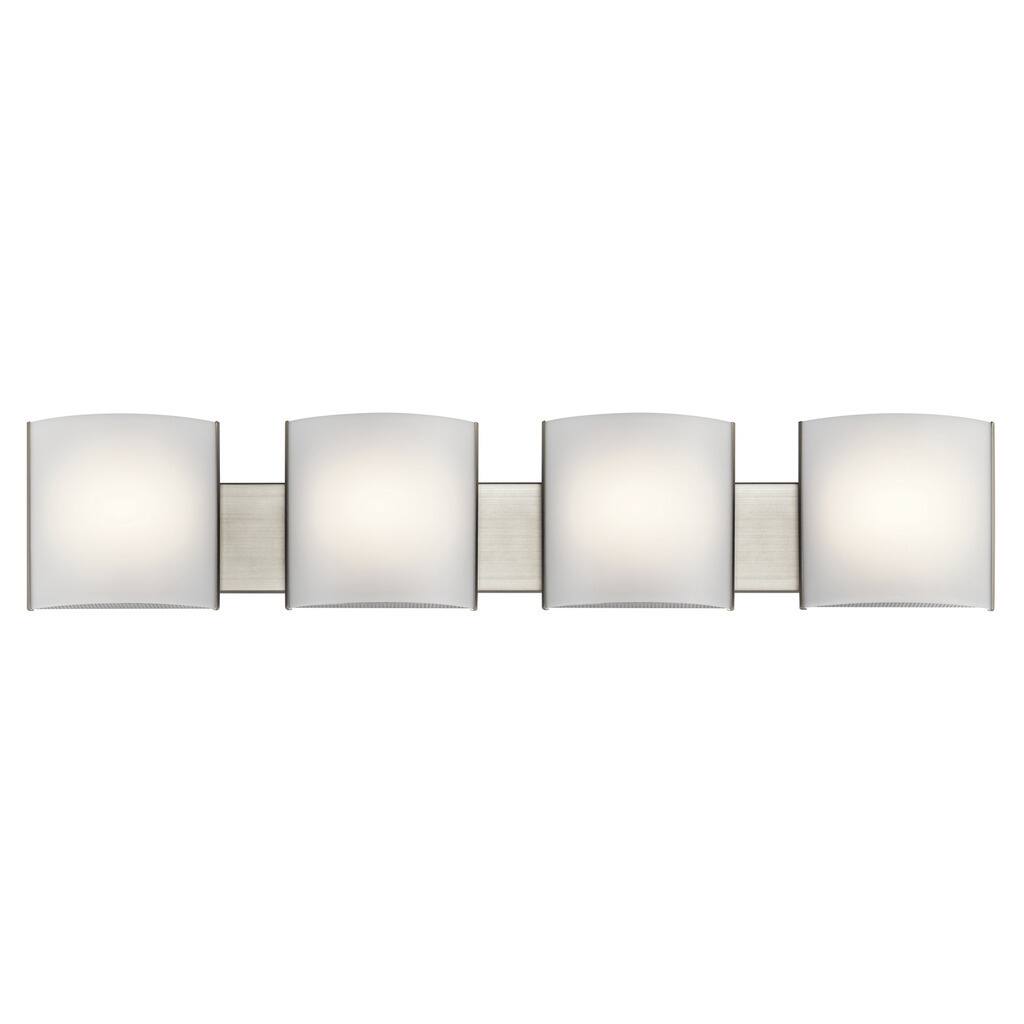 Kichler Lighting Transitional 4-light Brushed Nickel LED Bath/Vanity Light