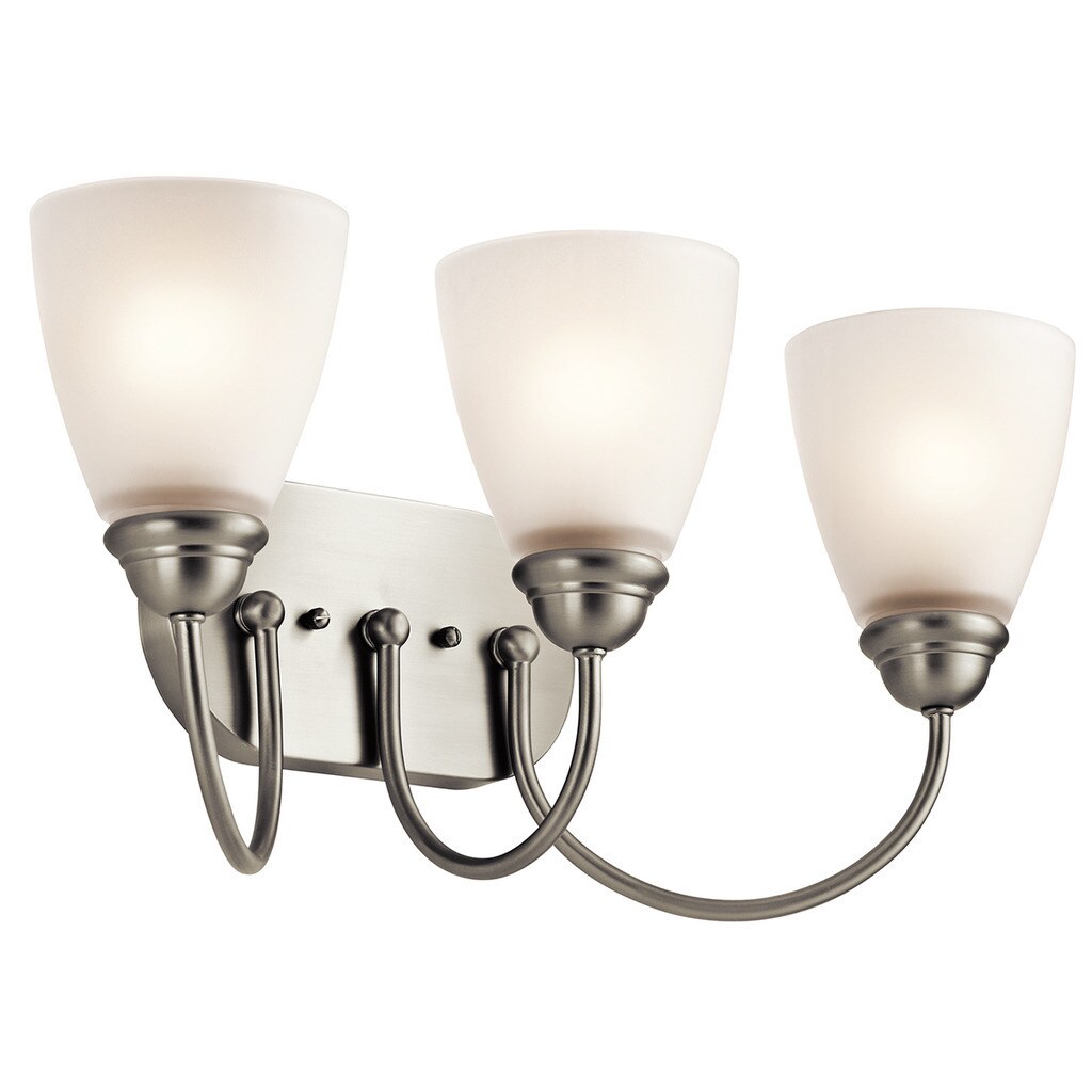 Kichler Lighting Langford Collection 4light Brushed Nickel LED Bath