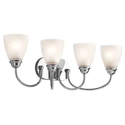 Kichler Lighting Jolie Collection 4-light Chrome LED Bath/Vanity Light