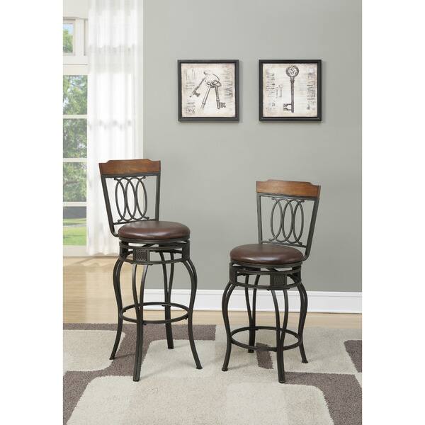 Shop Rylan Counter Height Bar Stools Set Of 2 Overstock 14255299