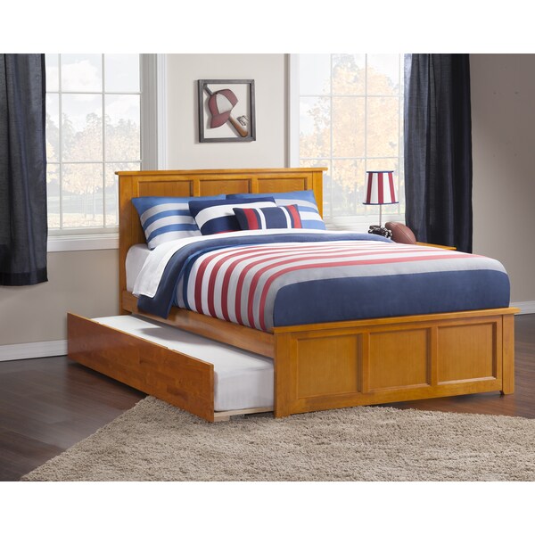 Shop Atlantic Madison Caramel Latte Full-size Bed with ...