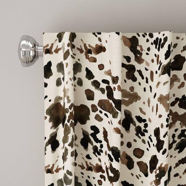 pics Cowhide Print Curtains skyline furniture watercolor cow print
