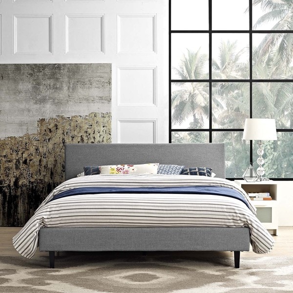 Anya Fabric Full-size Platform Bed