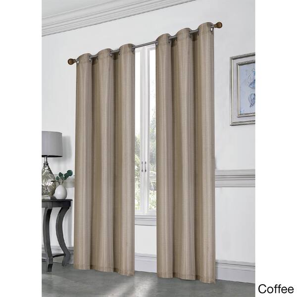 Shop Loft Blackout Grommet Foam Backed Curtain Panel Pair 76 X