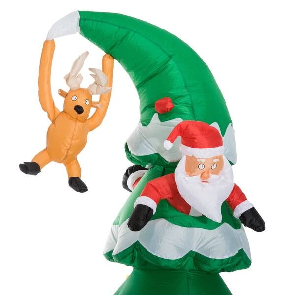Shop 7 Tall Outdoor Lighted Airblown Inflatable Christmas Lawn