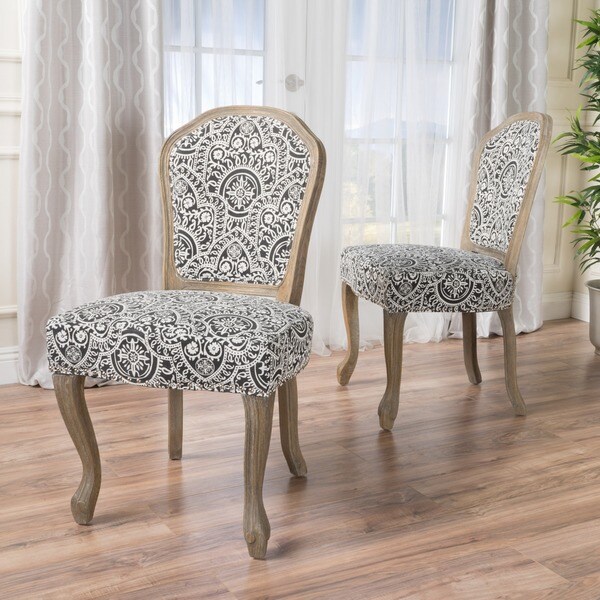 Shop Godfrey Fabric Patterned Dining Chair (Set of 2) by Christopher
