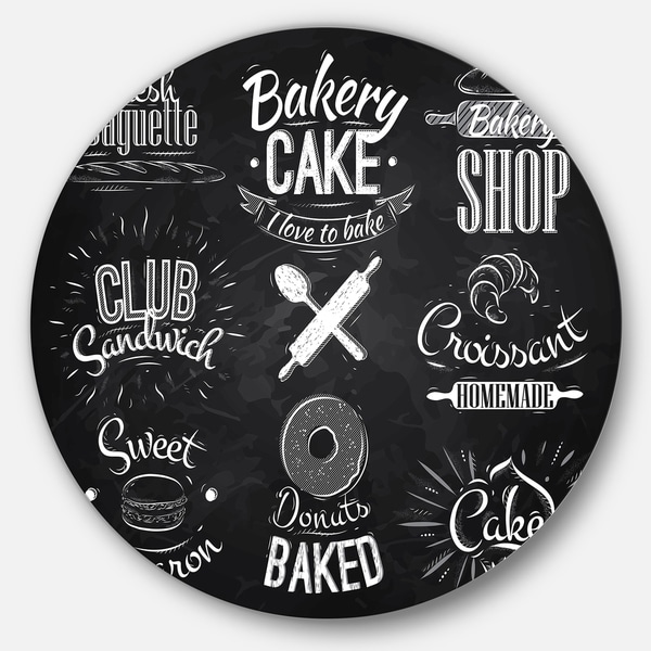 Shop Designart 'Bakery Characters' Digital Art Large Disc ...
