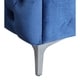 preview thumbnail 9 of 9, Chic Home Monet Velvet Silver Right Facing Sectional Sofa, Navy