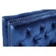 preview thumbnail 8 of 9, Chic Home Monet Velvet Silver Right Facing Sectional Sofa, Navy