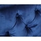 preview thumbnail 10 of 9, Chic Home Monet Velvet Silver Right Facing Sectional Sofa, Navy