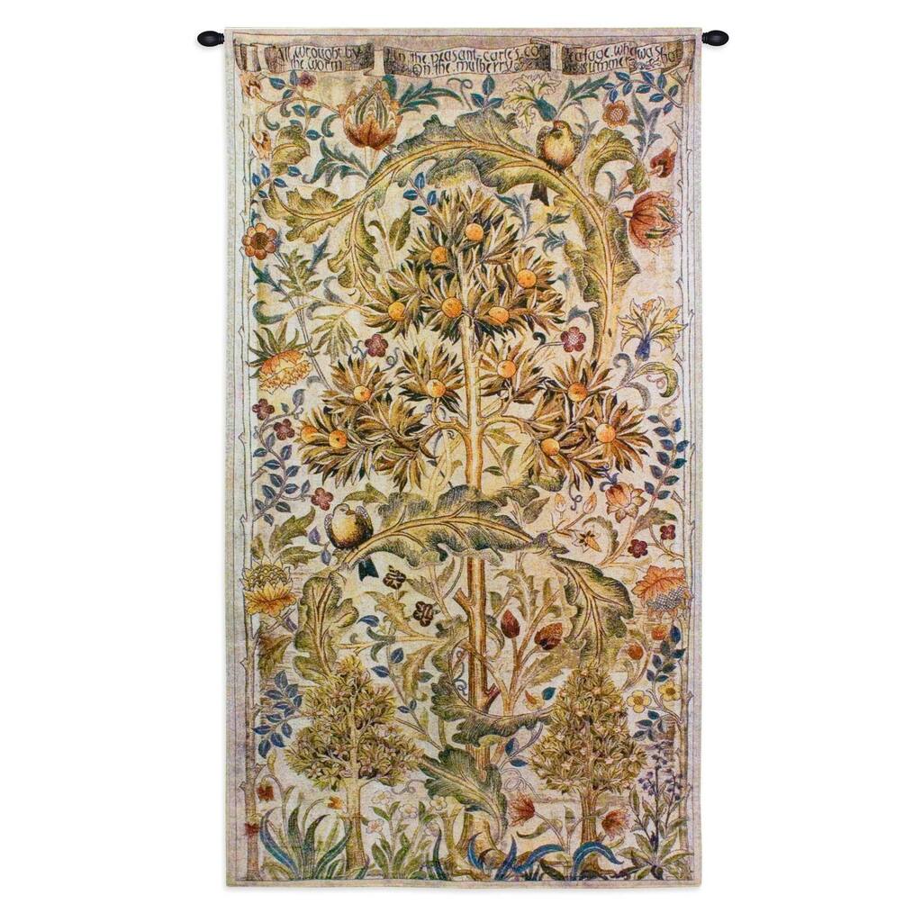Fine Art Tapestries 'Summer Quince' Cotton Wall Tapestry