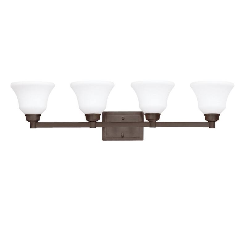Kichler Lighting Langford Collection 4-light Olde Bronze LED Bath/Vanity Light