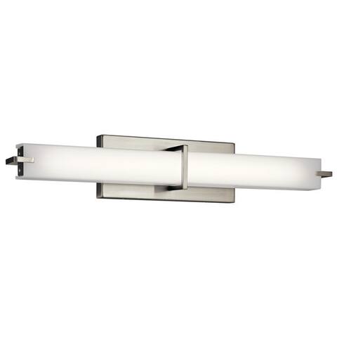 Kichler Lighting Transitional 24-inch Brushed Nickel LED Linear Bath/Vanity Light