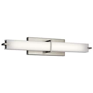 Kichler Lighting Transitional 24-inch Brushed Nickel LED Linear Bath/Vanity Light
