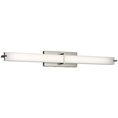Kichler Lighting Transitional 36-inch Brushed Nickel LED Linear Bath/Vanity Light