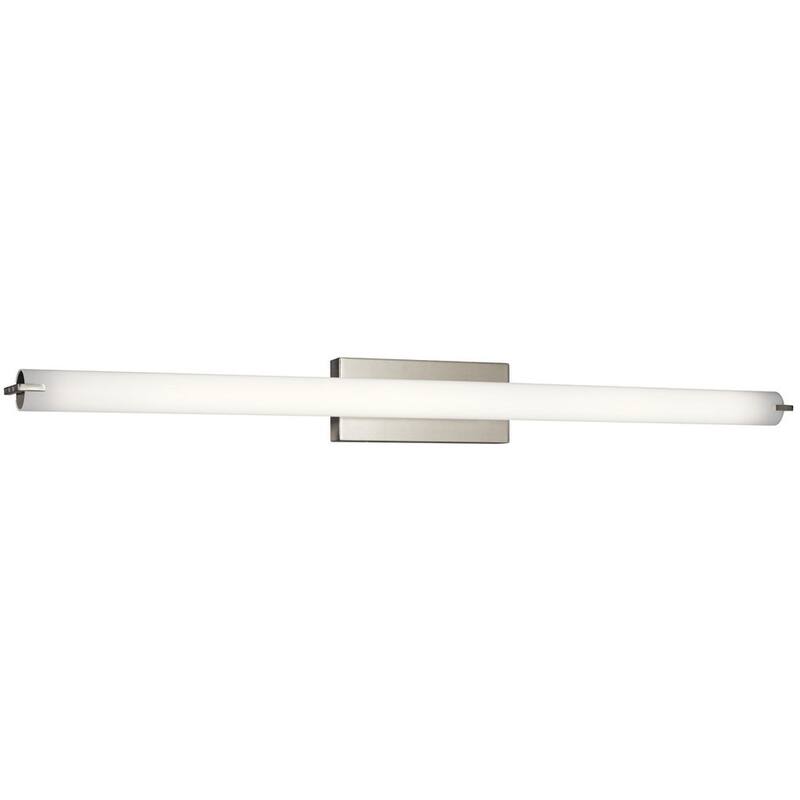 Kichler Lighting Transitional 49-inch Brushed Nickel LED Linear Bath/Vanity Light