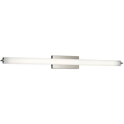 Kichler Lighting Transitional 49-inch Brushed Nickel LED Linear Bath/Vanity Light