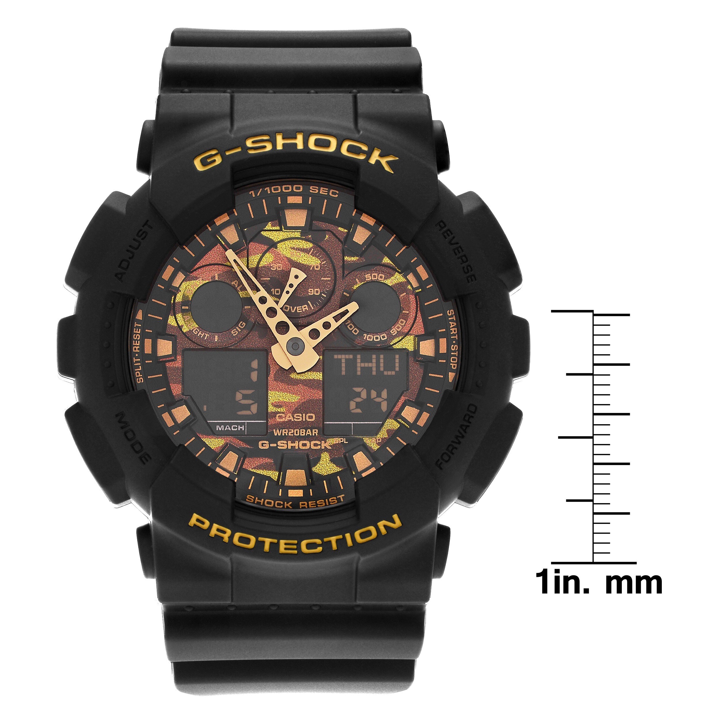 g shock ga 100cf 1a9
