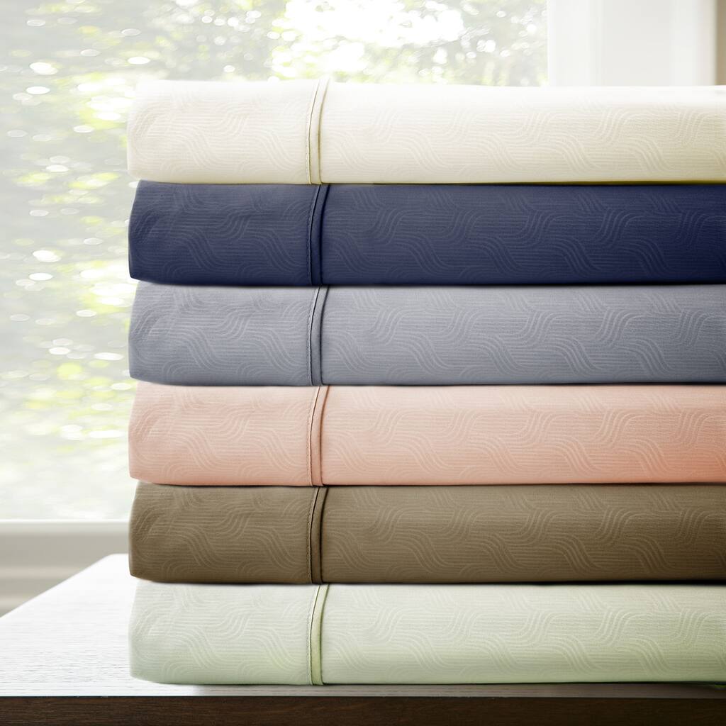 Amraupur Overseas 4-Piece Rio embossed sheet set