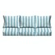 Sloane Aqua Stripe Indoor/ Outdoor Corded Cushion and Pillow Sofa Set