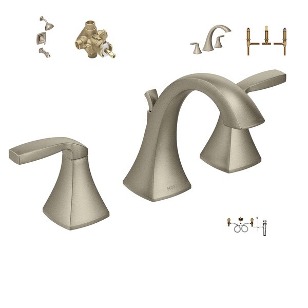 Moen Master Bath Suite T6905bn Faucet 9000 Valve Moen Master Bath Suite T6905bn Faucet 9000 Valve T2693bn Shower System