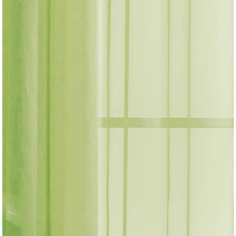 Window Elements Diamond Sheer Voile 56 x 95 in. Rod Pocket Curtain Panel - 56 x 95 - 56 x 95