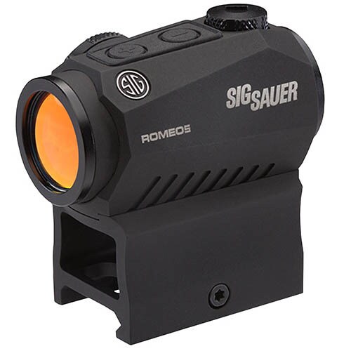 Sig Sauer Romeo5 Compact Red Dot Sight 1x20mm, 2 MOA Red Dot Reticle, Graphite