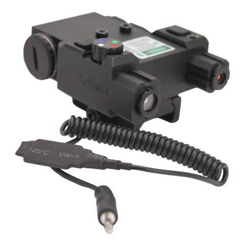 NcStar Green Laser 4X LED Nav Light Box/QR Mount Black