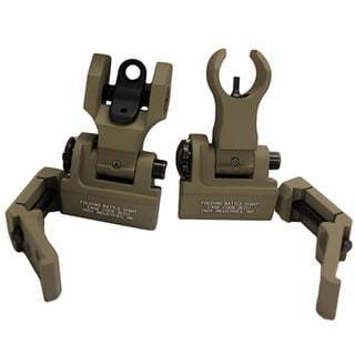 Troy Industries 45 Degree Offset M4/Dioptic Rear Sight Set Flat Dark Earth