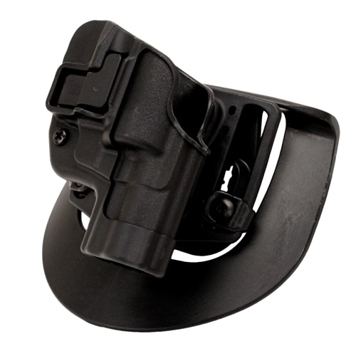 Blackhawk! Serpa CQC, Belt & Paddle Holster, Plain Matte Black Finish Taurus 85 2", Right Hand