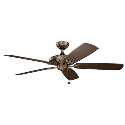 Kichler Lighting Kevlar Collection 60-inch Weathered Copper Powder Coat Ceiling Fan