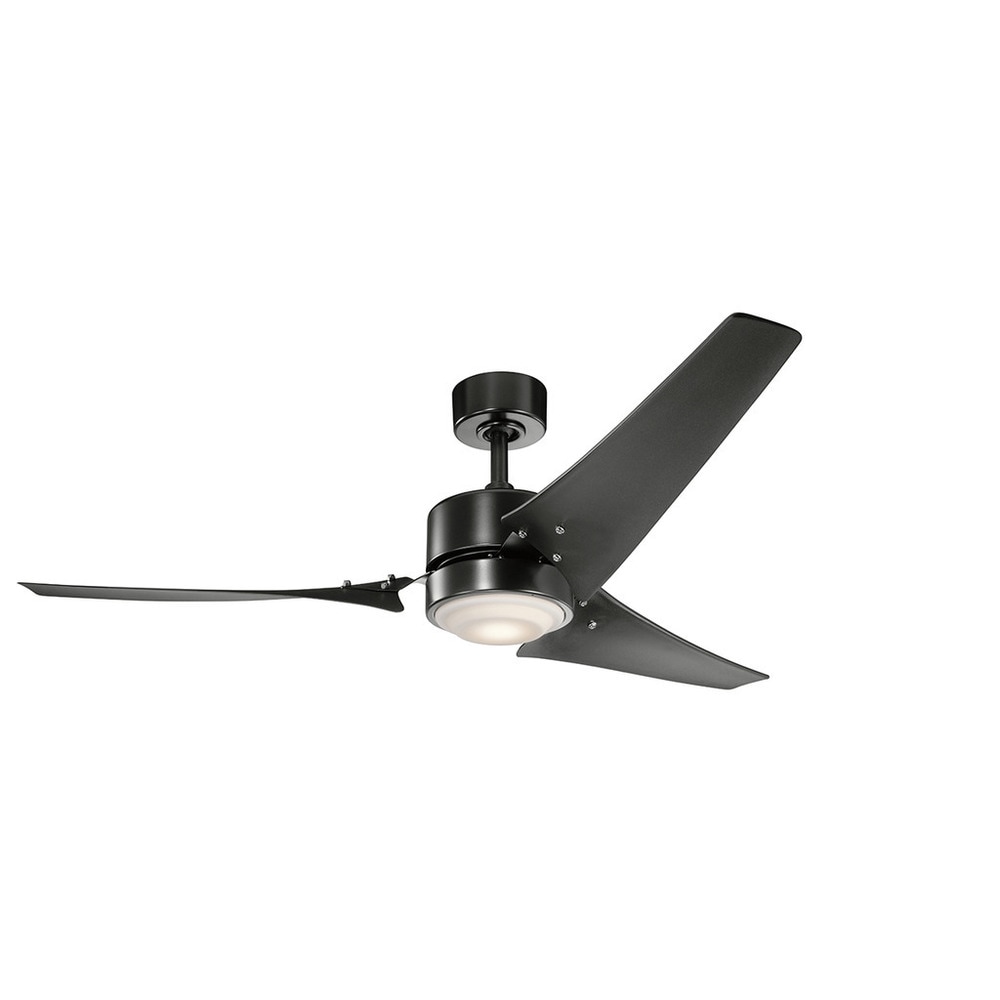 Kichler Lighting Rana Collection 60-inch Satin Black LED Ceiling