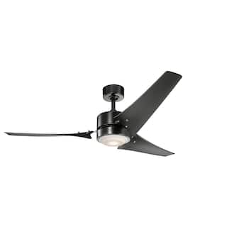 Kichler Lighting Rana Collection 60-inch Satin Black LED Ceiling Fan