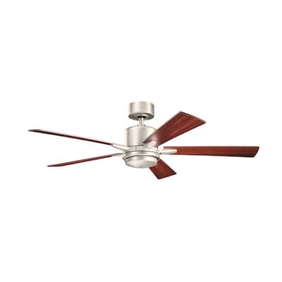 Kichler Lighting Lucian Collection 52-inch Brushed Nickel LED Ceiling Fan