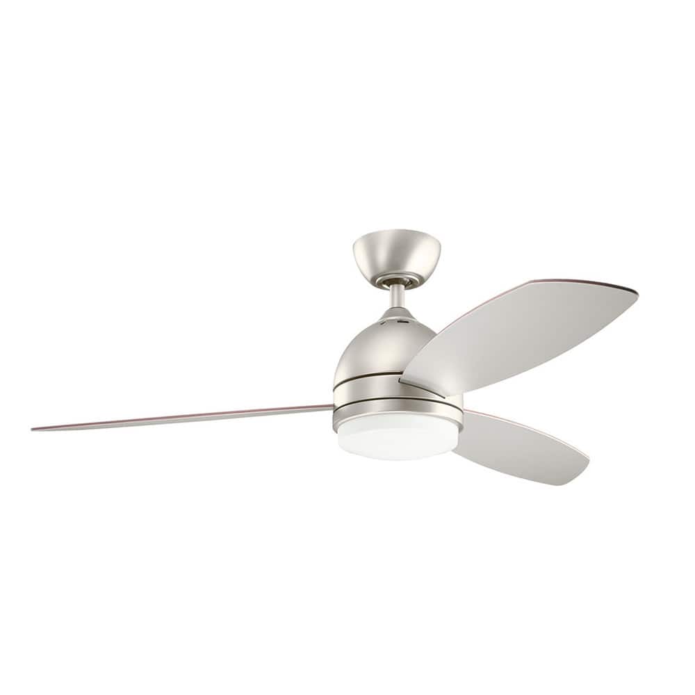 Kichler Lighting Vassar Collection 52-inch Brushed Nickel LED Ceiling Fan