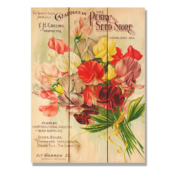 Perry Seed 11x15 Indoor/Outdoor Full Color Wall Art