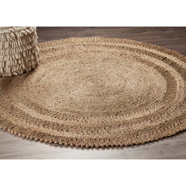 Lr Home Hand Braided Natural Jute Dandelion Daydream Gray Natural Jute Dandelion Daydream Gray