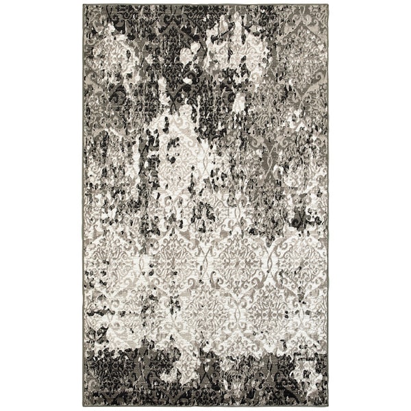 Lr Home Matrix White Brown Indoor Area Rug 7 9 X 5 Lr Home Matrix White Brown Indoor Area Rug 7 X27 9 X