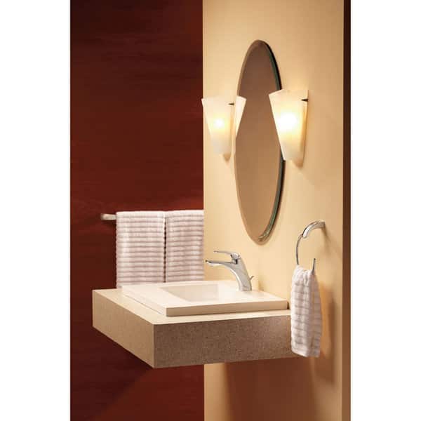 Shop Moen Zarina One Handle High Arc Bathroom Faucet Chrome