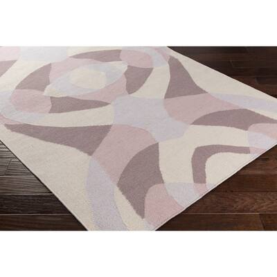 Strick & Bolton Liza Hand-woven Geometric Wool Area Rug