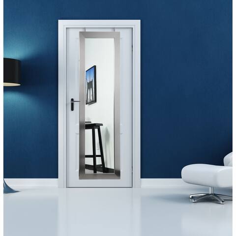 Modern 21.5 x 71 - Inch Over the Door Full Length Mirror