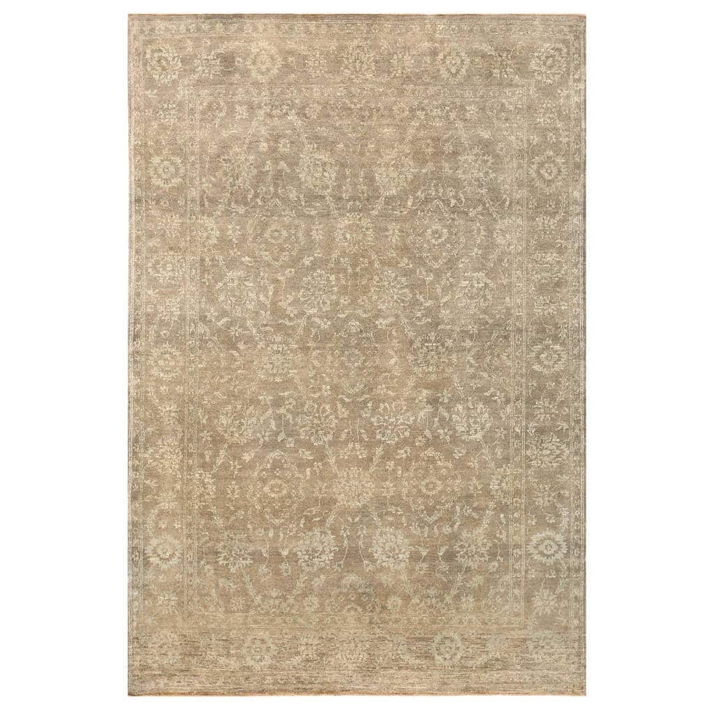 Handmade Vegetable Dye Oushak Wool Rug (Afghanistan) - 5'4 x 7'10