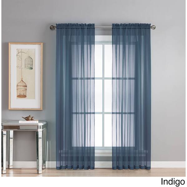 Shop Window Elements Diamond Sheer Voile 56 X 90 In Rod Pocket