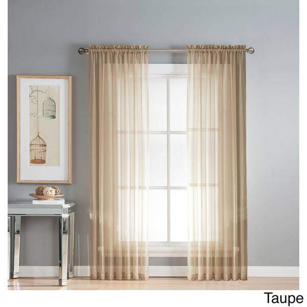 Shop Window Elements Diamond Sheer Voile 56 X 90 In Rod Pocket